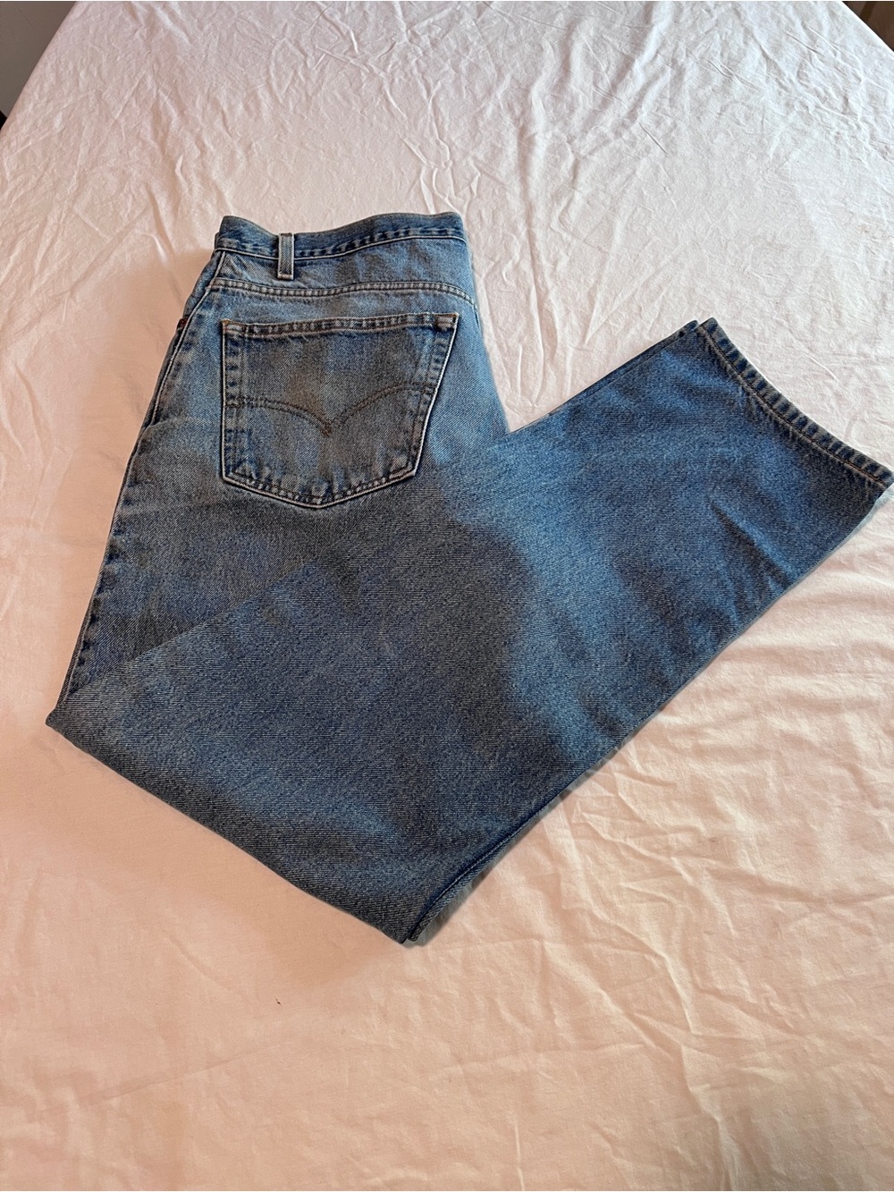 Classic Men's Blue Denim Jeans